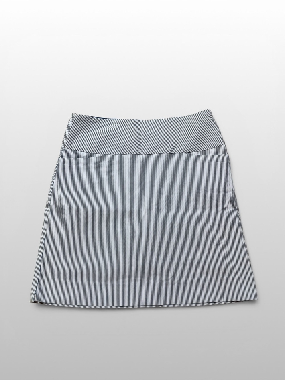 S.C. & Co Blue White Striped Golf Skort Athletic Tennis Skirt Small